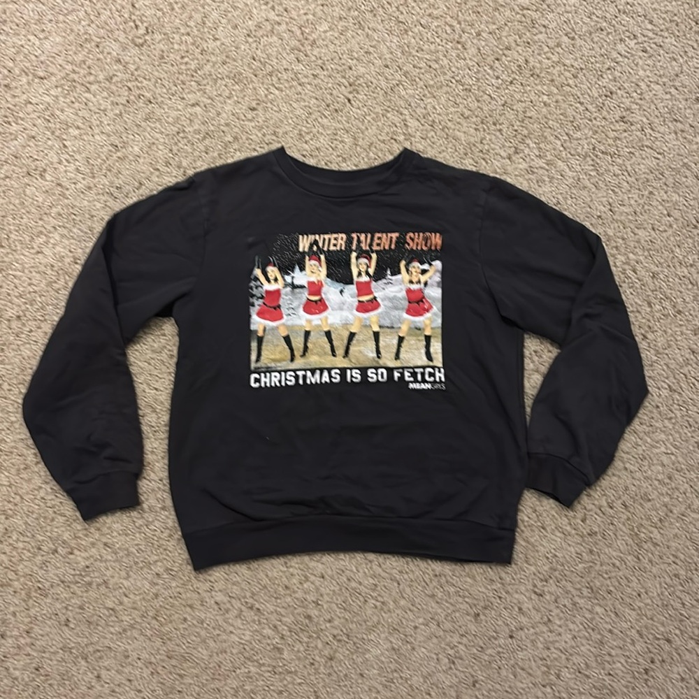 Mean Girls Black Sweatshirt, Medium